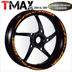 IRIDEA DESIGN WHE-YAM-T04-DIA-OR MOTORCYCLE RIM STICKERS