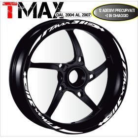 IRIDEA DESIGN WHE-YAM-T04-DIA-WH MOTORCYCLE RIM STICKERS