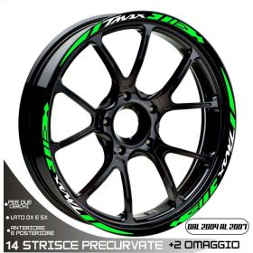 IRIDEA DESIGN WHE-YAM-T04-DIA-WH MOTORCYCLE RIM STICKERS