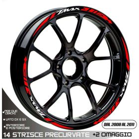 IRIDEA DESIGN WHE-YAM-T08-DIA-WH-RE Motorcycle rim stickers