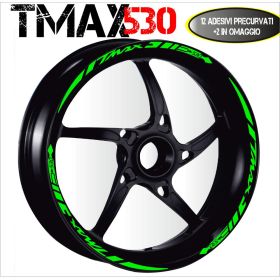 IRIDEA DESIGN WHE-YAM-T30-DIA-GR MOTORCYCLE RIM STICKERS