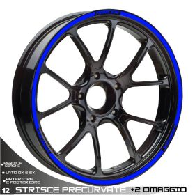 AUTOCOLLANTS DE JANTE DE MOTO IRIDEA DESIGN WHE-YAM-TCR-T1-BL