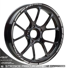 IRIDEA DESIGN WHE-YAM-TCR-T2-WH MOTORCYCLE RIM STICKERS