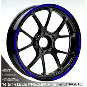 IRIDEA DESIGN WHE-YAM-XM250-DIA-BL Motorcycle rim stickers