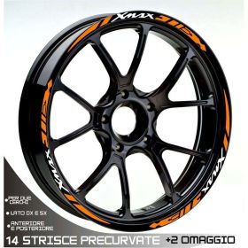 SET PROFILI CERCHIO ADESIVI BIANCO ARANCIO