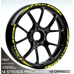 Motorrad felgenaufkleber IRIDEA DESIGN WHE-YAM-XM250-DIA-YE
