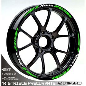SET PROFILI CERCHIO ADESIVI BIANCO VERDE