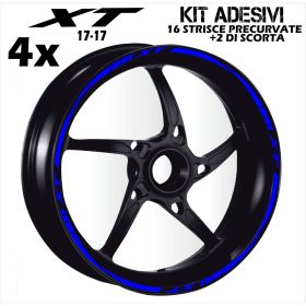 IRIDEA DESIGN WHE-YAM-XT-17-17-BL MOTORCYCLE RIM STICKERS