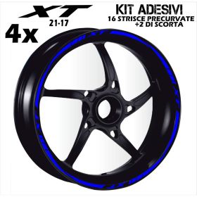 IRIDEA DESIGN WHE-YAM-XT-ENDURO-BL Motorcycle rim stickers
