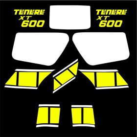 KIT ADESIVI STICKERS BIANCO GIALLO GRAFICA
