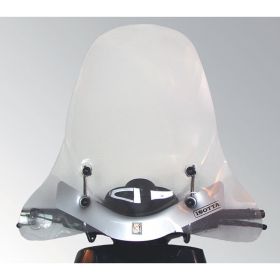 ISOTTA Mittel-Windschutz-Kit Transparent Vergrößert Siebdruck Montageschienen enthalten