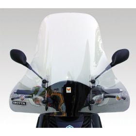 ISOTTA mittleres Windschutzscheiben-Kit transparent übergroß mit Befestigungen