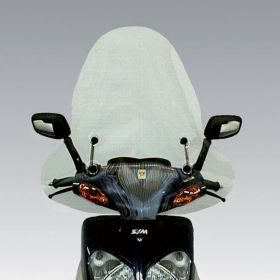 ISOTTA dicke transparente Windschutzscheiben-Kit für SYM Shark mit Halterungen