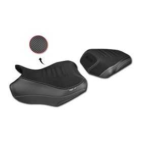 Isotta Comfort 3D Faser Sitzbezug Schwarz Grün
