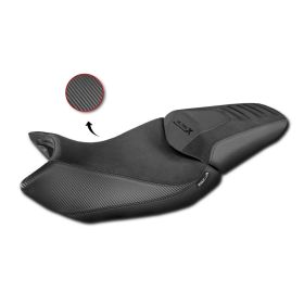 Komfort 3D-Faser-Sitzbezug Isotta Schwarz Alcantara