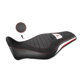 Isotta Comfort 3D Faser Sitzbezug Schwarz Rot