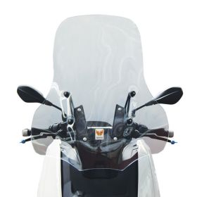 ISOTTA Transparentes Windschutzscheiben-Kit für BMW C 400 X mit Halterungen