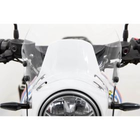 Kit cupolino medio regolabile ISOTTA trasparente per BMW R NINE T URBAN G/S con attacchi