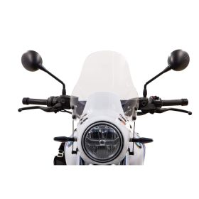 ISOTTA verstellbares Hochwindschild Transparentes Kit für BMW R NINE T URBAN G/S komplett