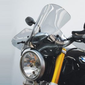 ISOTTA Pare-brise haut transparent approuvé ABE pour BMW R NINE T avec supports