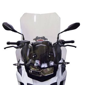 Kit complet pare-brise haut ISOTTA fumée légère sur supports d'origine pour BMW F750 GS