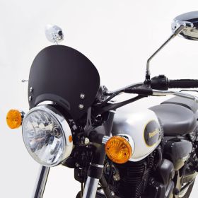 ISOTTA Matt schwarze niedrige Windschutzscheiben-Kit für BENELLI Imperiale mit Halterungen
