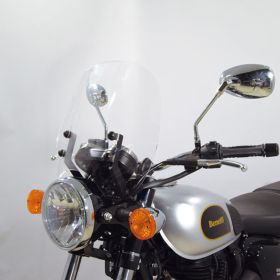 Kit de pare-brise transparent moyen ISOTTA pour BENELLI Imperiale avec supports