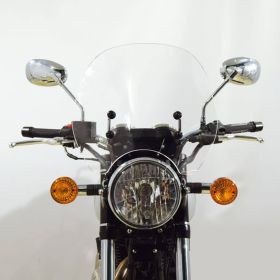 Kit de pare-brise transparent moyen ISOTTA pour BENELLI Imperiale avec supports