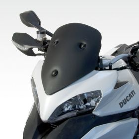 Cupolino sportivo ISOTTA fumè chiaro 360x285x4mm per Ducati multistrada 1200 senza attacchi