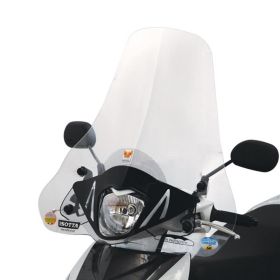 Mittleres transparentes Windschutzscheiben-Kit für SUZUKI Address 110 mit Halterungen
