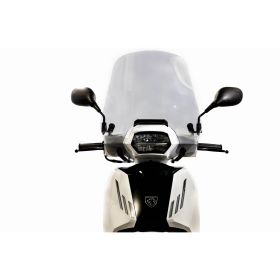 Kit de pare-brise fumé sombre ISOTTA pour Peugeot Tweet GT avec supports inclus