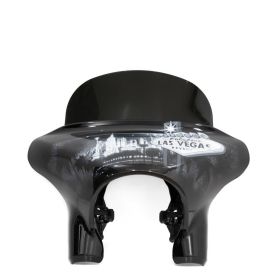 Pare-brise foncé fumé moyen ISOTTA approbation ABE pour HARLEY DAVIDSON FLSB SPORT GLIDE sans attachement