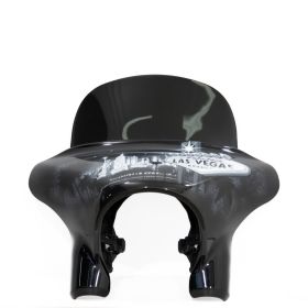 Pare-brise ISOTTA haute protection fumée foncée ABE pour HARLEY DAVIDSON FLSB SPORT GLIDE sans attachement