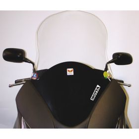 ISOTTA pare-brise haut transparent 760x500x4mm pour Honda Silver Wing SW-T sans attachement