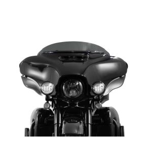 ISOTTA Pare-brise bas fumé faible 150x750x4mm pour Harley Davidson Electra Glide sans attachement