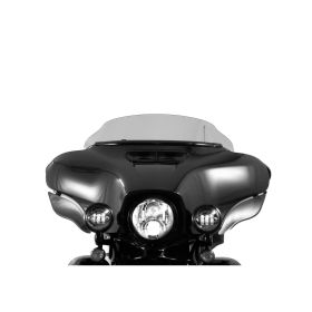 ISOTTA Pare-brise moyen fumé 200x750x4mm pour Harley Davidson Electra Glide sans attachement
