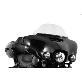 ISOTTA Grand Pare-brise Transparent 290x750x4mm pour Harley Davidson Electra Glide sans attachement