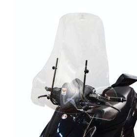 ISOTTA Mittelwindschildkit transparent vergrößert mit Halterungen