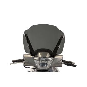 Kit cupolino City ISOTTA fumè scuro in PMMA con attacchi