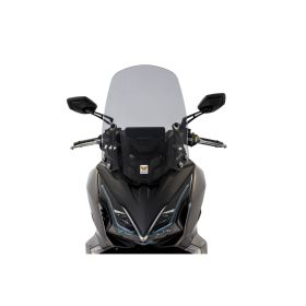 ISOTTA mittleres Windschutzscheiben-Kit leicht rauchig dick für KYMCO Downtown GT komplett