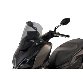 Kit cupolino ISOTTA fumè chiaro spesso per KYMCO Downtown gt con attacchi