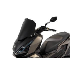 Kit de pare-brise épais noir mat ISOTTA pour KYMCO Downtown GT avec supports