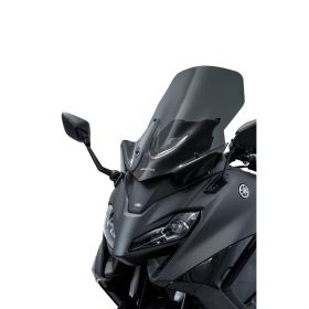 ISOTTA Pare-brise moyen fumé foncé 600x485x3mm pour Yamaha T-Max sans attachement