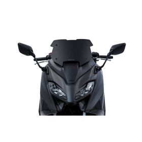 ISOTTA Classic Sport Pare-brise Mat Noir d'une épaisseur de 3 mm pour Yamaha T-Max sans attachement