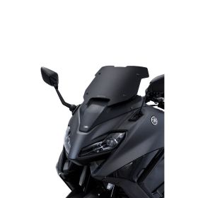 ISOTTA Classic Sport Pare-brise Mat Noir d'une épaisseur de 3 mm pour Yamaha T-Max sans attachement