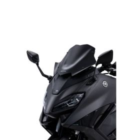 ISOTTA niedrige Windschutzscheibe matt schwarz mit einer Dicke von 3 mm für Yamaha T-Max ohne anbauteile