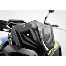Kit de pare-brise sport-fumé pour YAMAHA Mt09 avec supports