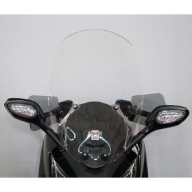 ISOTTA dickes mittleres Windschutzscheiben-Kit klar für SYM Joy Max mit Halterungen