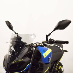 Kit cupolino touring alto fumè chiaro per YAMAHA Mt09 con attacchi