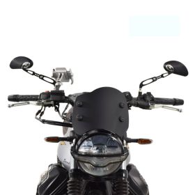 ISOTTA Niedrigscheiben-Kit matt schwarz für MOTO GUZZI V7 Stone mit Halterungen